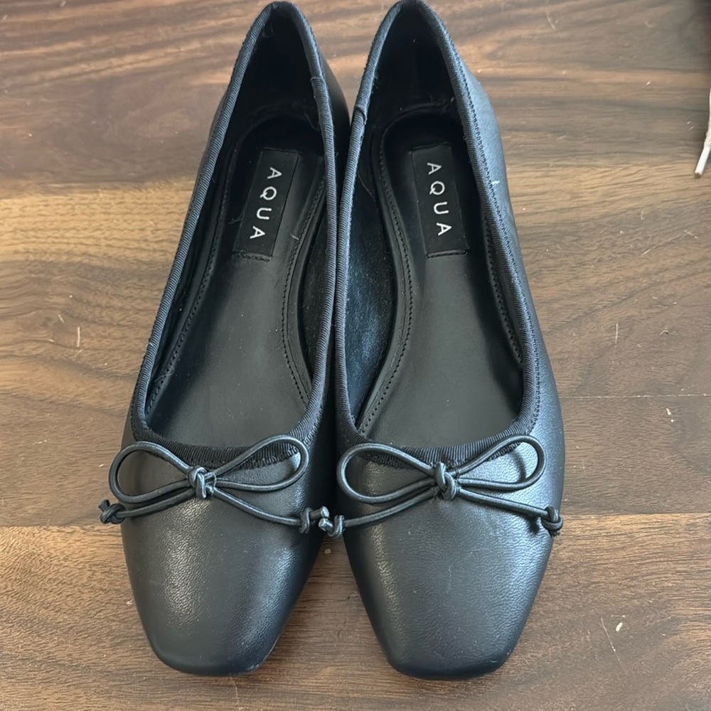 AQUA BALLET FLATS